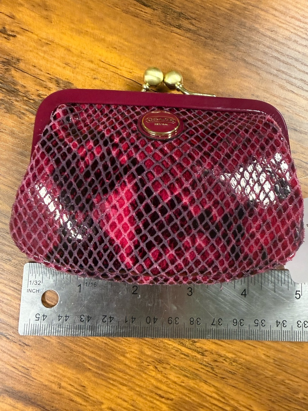 WOW POSHMARK - Authentic Coach Coin Purse Bag - Picture 7 of 11